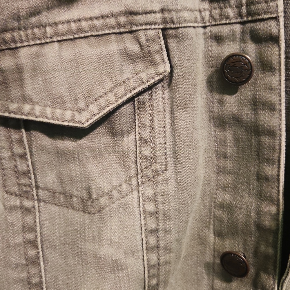 Patch Denim Jacket Leopard Print - Picture 4 of 9